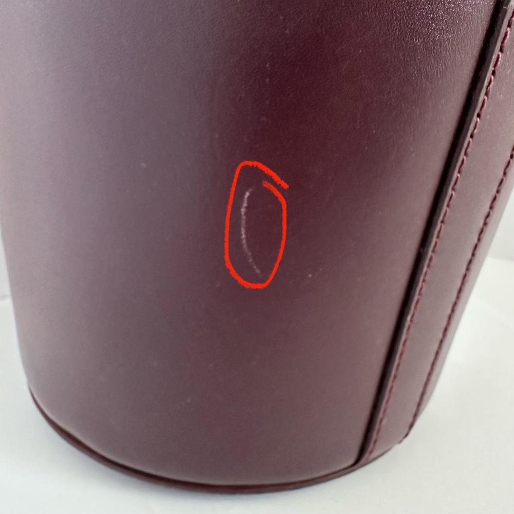 J.Crew Sedona Basket Bag in Leather in Port Wine | NWT - Picture 13 of 16